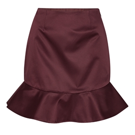Rotate Satin Mini Nederdel, Zinfandelv